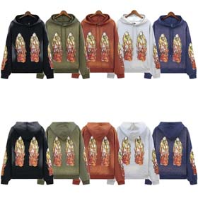 Who Decides War New embroidery print American trend high street washed hooded sweatshirt-2553  
